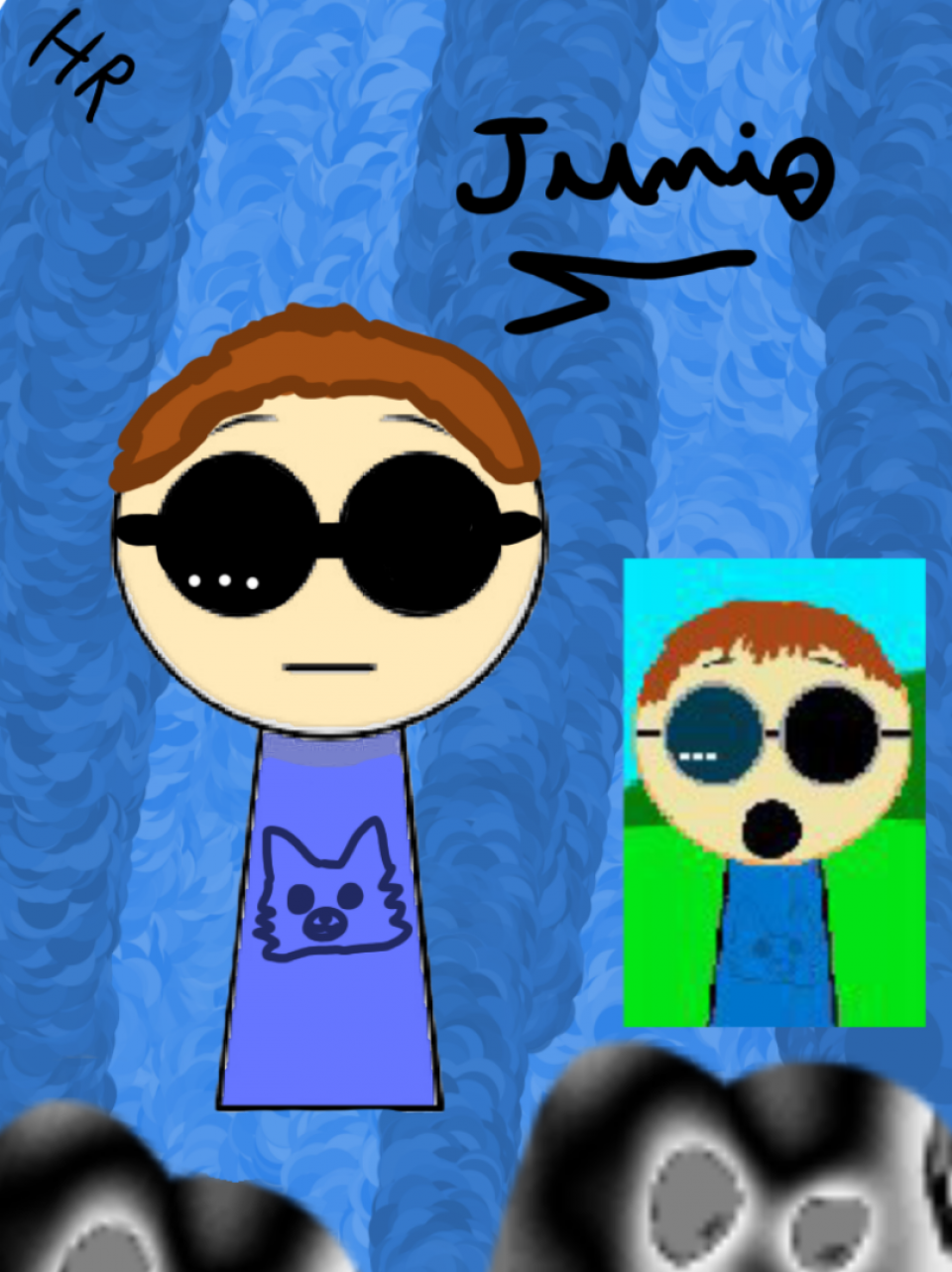 Desenho de fã do Junior sprunki