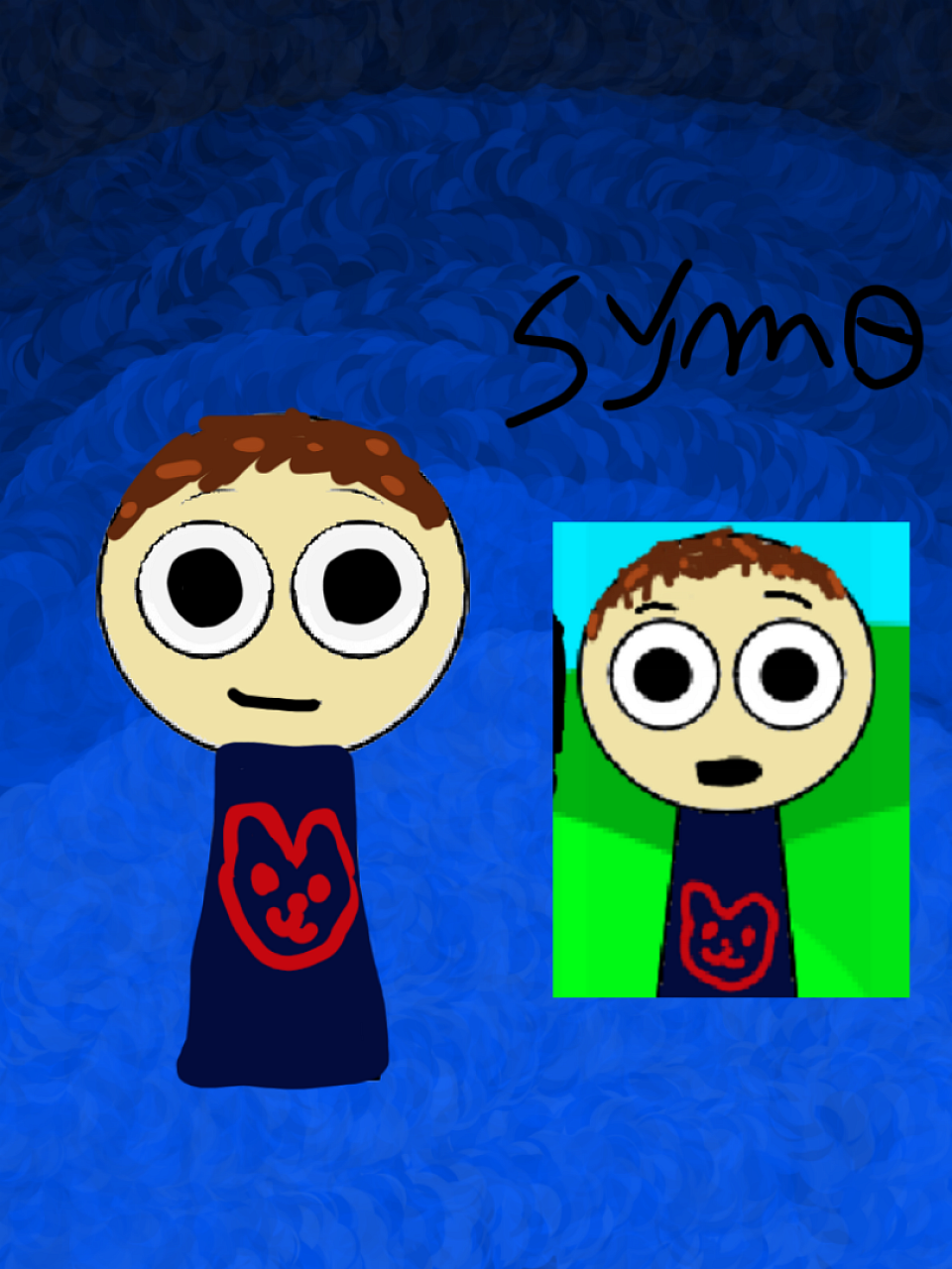 Desenho de fãs de saymo