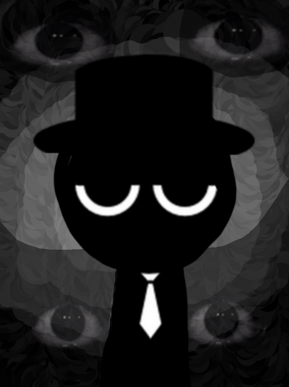 Desenho de fãs do black